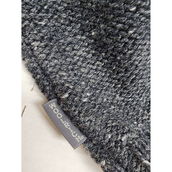 WOOLRICH Vintage Heathered Gray Knit Sweater With Cardinal Bird Embroidery - Picture 9 of 10